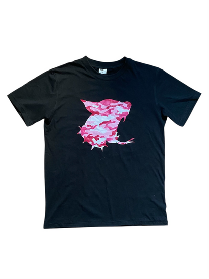 Camo CrawlHeart T-shirt Black