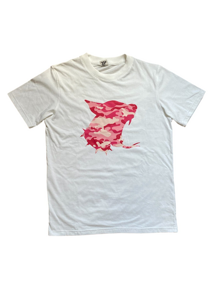 Camo CrawlHeart T-shirt White